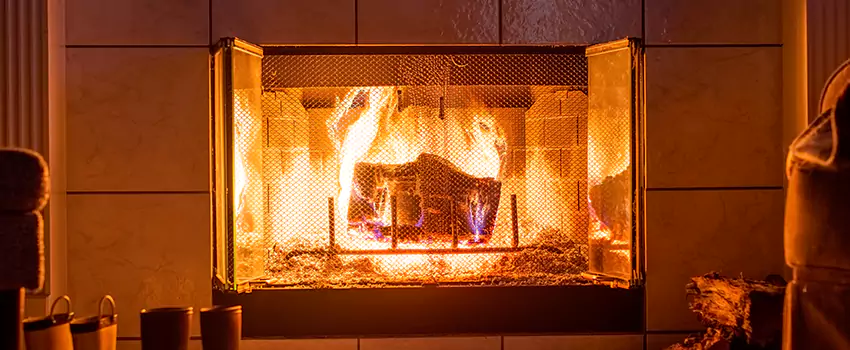 Mendota Hearth Landscape Fireplace Installation in Security-Widefield, Colorado