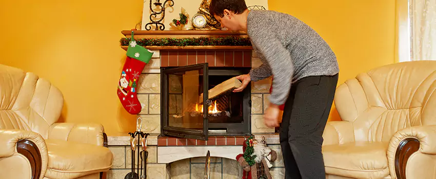 Rusted Metal Fireplace Restoration in Security-Widefield, Colorado