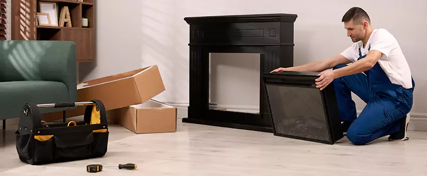 Old Rusted Metal Fireplace Repair And Replacement in Security-Widefield, CO